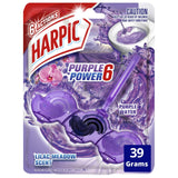 Harpic 35g Toilet Block Cleaner Cage 6 Actions in Lilac Meadow