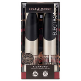 Cole & Mason Richmond Electronic Salt & Pepper Shakers Mill Gift Set Electric