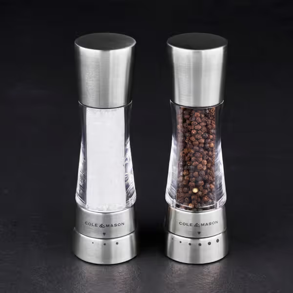 Cole & Mason Derwent Salt & Pepper Shaker Mill Gift Set - Stainless Steel