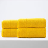 Renee Taylor Aireys 650 GSM Zero Twist Cotton Bath Towel Set - Spice (2 to 14 Piece Packs)