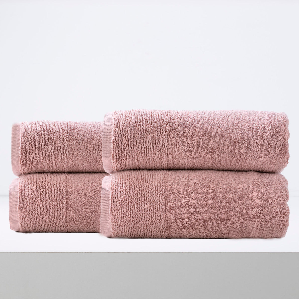 Renee Taylor Aireys 650 GSM Zero Twist Cotton Bath Towel Set - Cherwood (2 to 14 Piece Packs)