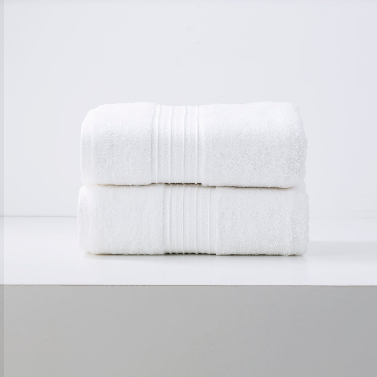 Renee Taylor Brentwood 650 GSM Low Twist Cotton Bath Towel Set - Bright (2 to 14 Piece Packs)