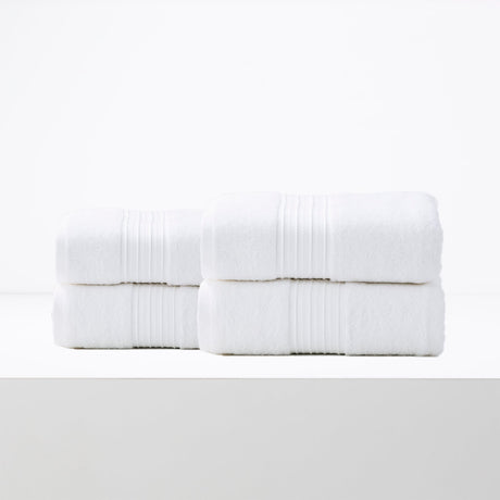 Renee Taylor Brentwood 650 GSM Low Twist Cotton Bath Towel Set - Bright (2 to 14 Piece Packs)