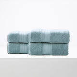 Renee Taylor Brentwood 650 GSM Low Twist Cotton Bath Towel Set - Grey Mist (2 to 14 Piece Packs)
