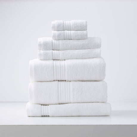 Renee Taylor Brentwood 650 GSM Low Twist Cotton Bath Towel Set - Bright (2 to 14 Piece Packs)