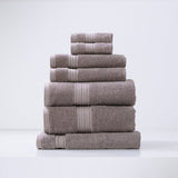 Renee Taylor Brentwood 650 GSM Low Twist Cotton Bath Towel Set - Whisper (2 to 14 Piece Packs)