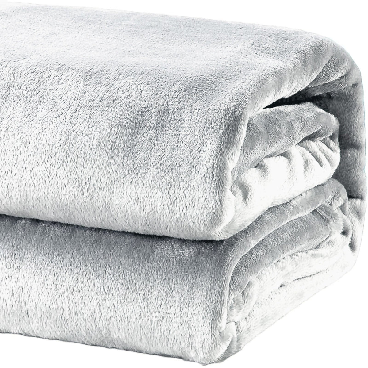 Renee Taylor Heavy Weight Acrylic Mink Blanket - Dove (220 x 240cm)