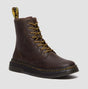 Dr. Martens Crewson 8 Eye Crazy Horse Leather Boots Combat Shoes - Dark Brown - UK 11