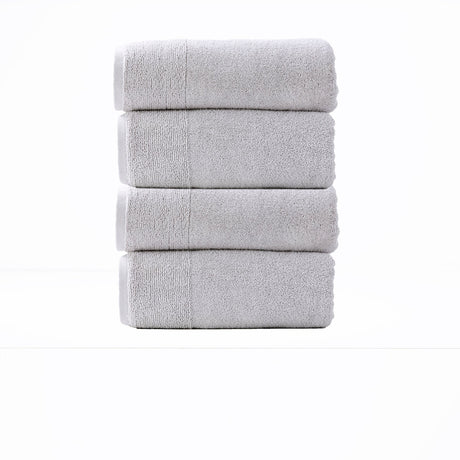 Renee Taylor Aireys 650 GSM Zero Twist Cotton Bath Towel Set - Vapour (2 to 14 Piece Packs)