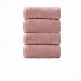 Renee Taylor Aireys 650 GSM Zero Twist Cotton Bath Towel Set - Cherwood (2 to 14 Piece Packs)