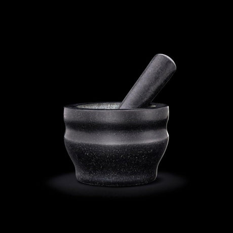 Cole & Mason 14cm Granite Mortar and Pestle - Black (Herb & Spice Grinder)