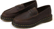 Dr. Martens Penton Loafer Crazy Horse Leather Goodyear Welt AirWair Sole in Dark Brown - UK 6