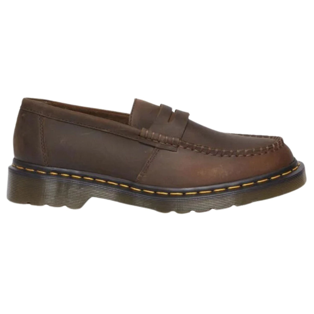 Dr. Martens Penton Loafer Crazy Horse Leather Goodyear Welt AirWair Sole in Dark Brown