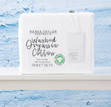 Renee Taylor 300TC Organic Cotton Sheet Set - White (GOTS Certified)