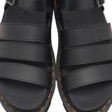 Dr. Martens Blaire 3 Strap Sandals (Athena Leather Shoes) - Black