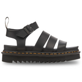 Dr. Martens Blaire 3 Strap Sandals (Athena Leather Shoes) - Black