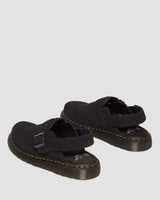 Dr. Martens Jorge II Sling Back Clogs (Suede Slip On Sandals) - Black