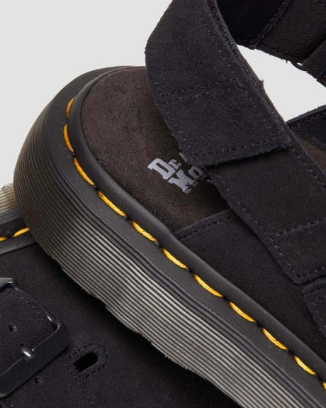 Dr. Martens Jorge II Sling Back Shoes Sandals Slip On in Black Suede