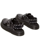 Dr. Martens Womens Jorge II Gothic Americana Leather Slingback Mules - Black (Clogs/Sandals)