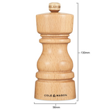 Cole & Mason London Salt & Pepper Shaker Mill Gift Set - Natural Beech - 130mm