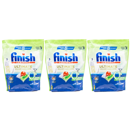 3x Finish Powerball Ultimate Pro Dishwasher Tablets Pack - 34 Pack