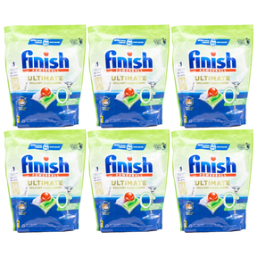 6x Finish Powerball Ultimate Pro Dishwasher Tablets Bulk Pack - 34 Pack
