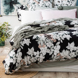 Renee Taylor Ivy 300TC Cotton Reversible Quilt Cover Set (OEKO-TEX Certified)