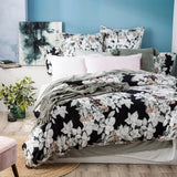 Renee Taylor Ivy 300TC Cotton Reversible Quilt Cover Set (OEKO-TEX Certified)