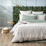 Renee Taylor Finley Washed Textured Cotton Quilt Cover Set