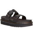 Dr. Martens Myles Athena Sandals (Lightweight Leather Slides) - Black