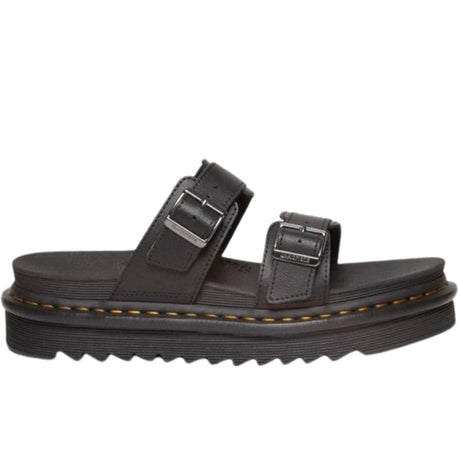 Dr. Martens Myles Athena Sandals (Lightweight Leather Slides) - Black