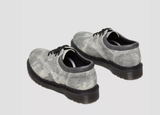 Dr. Martens 8053 5 Eye Stonewashed Hairy Suede Casual Shoes - Black/Grey