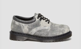 Dr. Martens 8053 5 Eye Stonewashed Hairy Suede Casual Shoes - Black/Grey