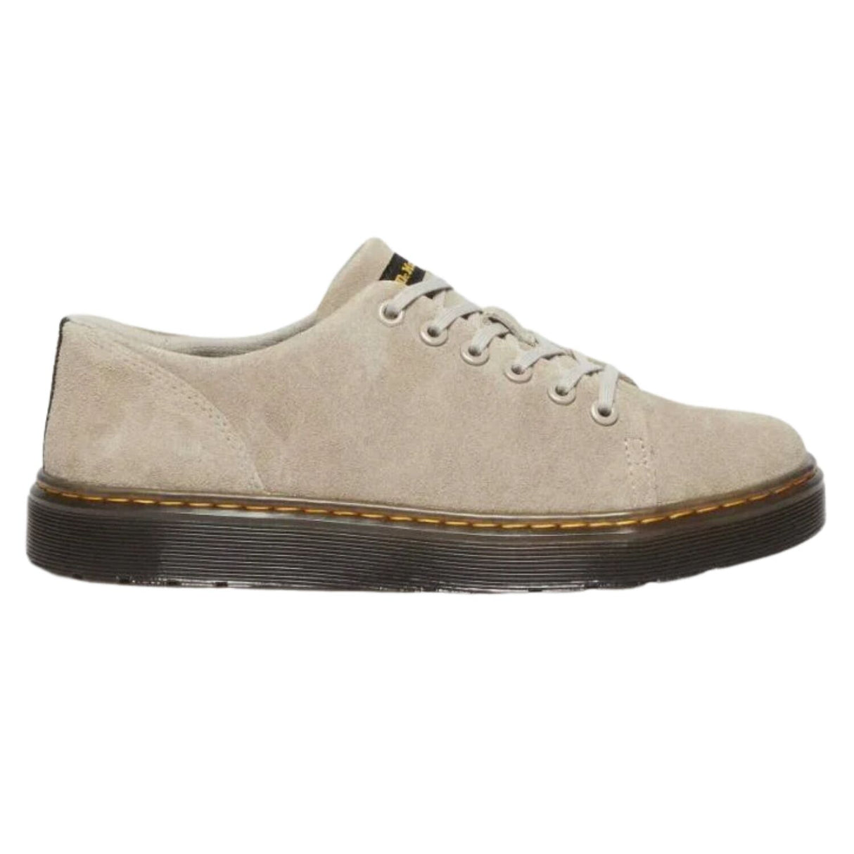 Dr. Martens Dante Suede Shoes (Classic Lace Up) - Warm Stone Bronx