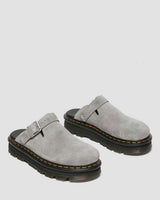 Dr. Martens ZebZag Suede Mule Sandals (Slip On Shoes) - Grey