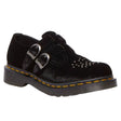 Dr. Martens Vegan 8065 Velvet Mary Jane Double Buckle Platform Shoe in Black - UK 6