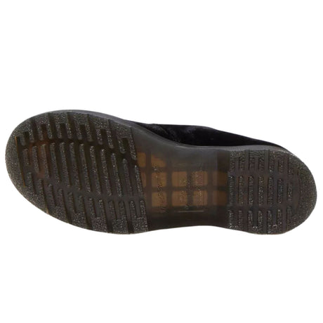 Dr. Martens Vegan 8065 Velvet Mary Jane Double Buckle Platform Shoe in Black