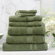 Renee Taylor Stella 650 GSM Bamboo Cotton Bath Towel Set - Jade (2 to 14 Piece Packs)