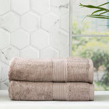 Renee Taylor Stella 650 GSM Bamboo Cotton Bath Towel Set - Pewter (2 to 14 Piece Packs)