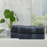 Renee Taylor Stella 650 GSM Bamboo Cotton Bath Towel Set - Indigo (2 to 14 Piece Packs)