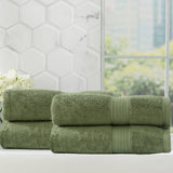 Renee Taylor Stella 650 GSM Bamboo Cotton Bath Towel Set - Jade (2 to 14 Piece Packs)