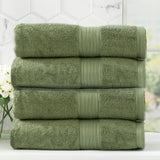 Renee Taylor Stella 650 GSM Bamboo Cotton Bath Towel Set - Jade (2 to 14 Piece Packs)