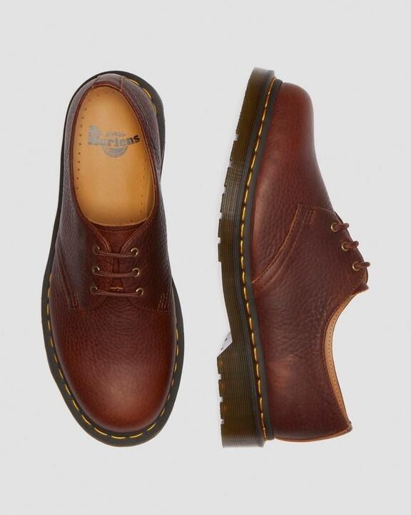Dr. Martens 1461 Ambassador Oxford Leather Shoes (3 Eye Lace) - Cashew Brown
