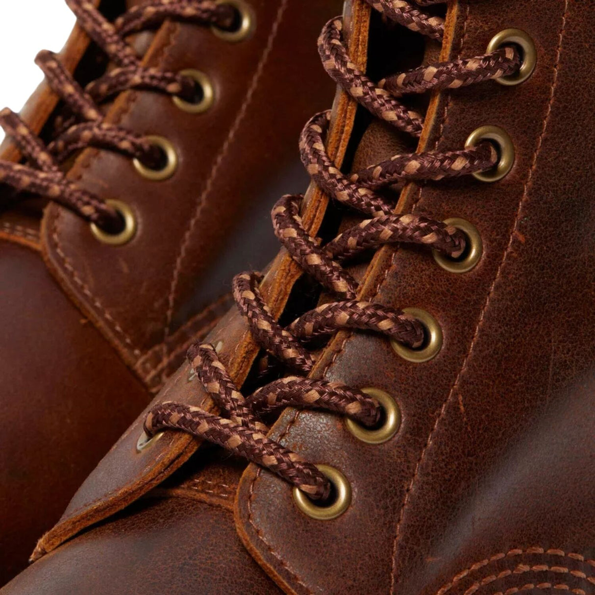 Dr. Martens 1460 Slip Resistant Boots (8 Eye Parker Life Shield Leather) - Dark Tan