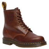 Dr. Martens 1460 Slip Resistant Boots (8 Eye Parker Life Shield Leather) - Dark Tan