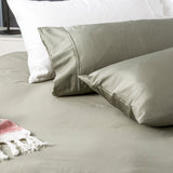 Park Avenue 500TC Natural Bamboo Cotton Quilt Cover Set - Jade (Anti-Wrinkle Satin Finish)