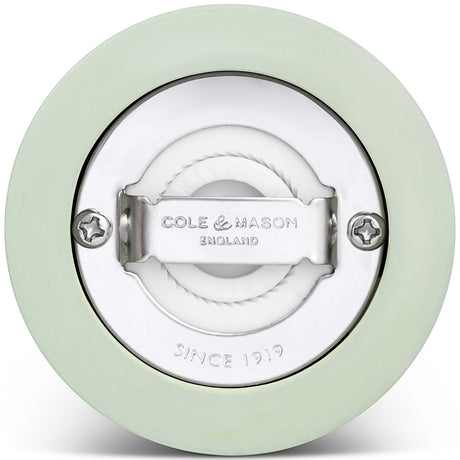 Cole & Mason Kenton Salt & Pepper Mill 15cm Rubberwood Ceramic Grinder - Sage