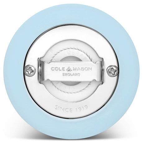 Cole & Mason Kenton Salt & Pepper Mill 150mm Adjustable Ceramic Grinder in Blue