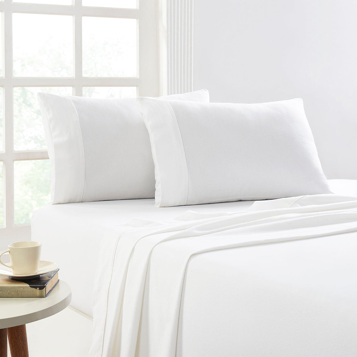Park Avenue 175 GSM Egyptian Cotton Flannelette Kids Bed Sheet Set - Snowy
