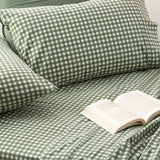 Park Avenue 175 GSM Egyptian Cotton Flannelette Kids Bed Sheet Set - Gingham